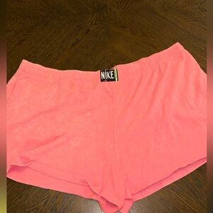 Pink Nike Swoosh athletic casual shorts- 3X